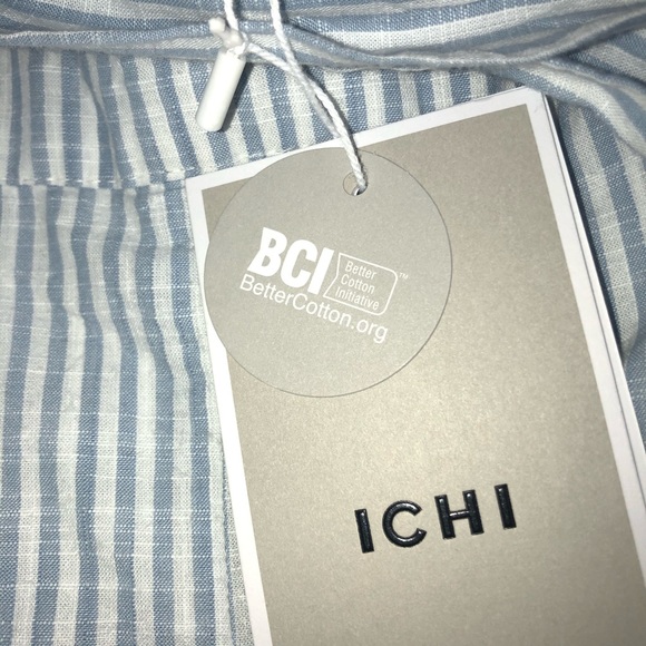 COPY - NWT b.young Light Blue Stripe Shorts - Picture 6 of 6